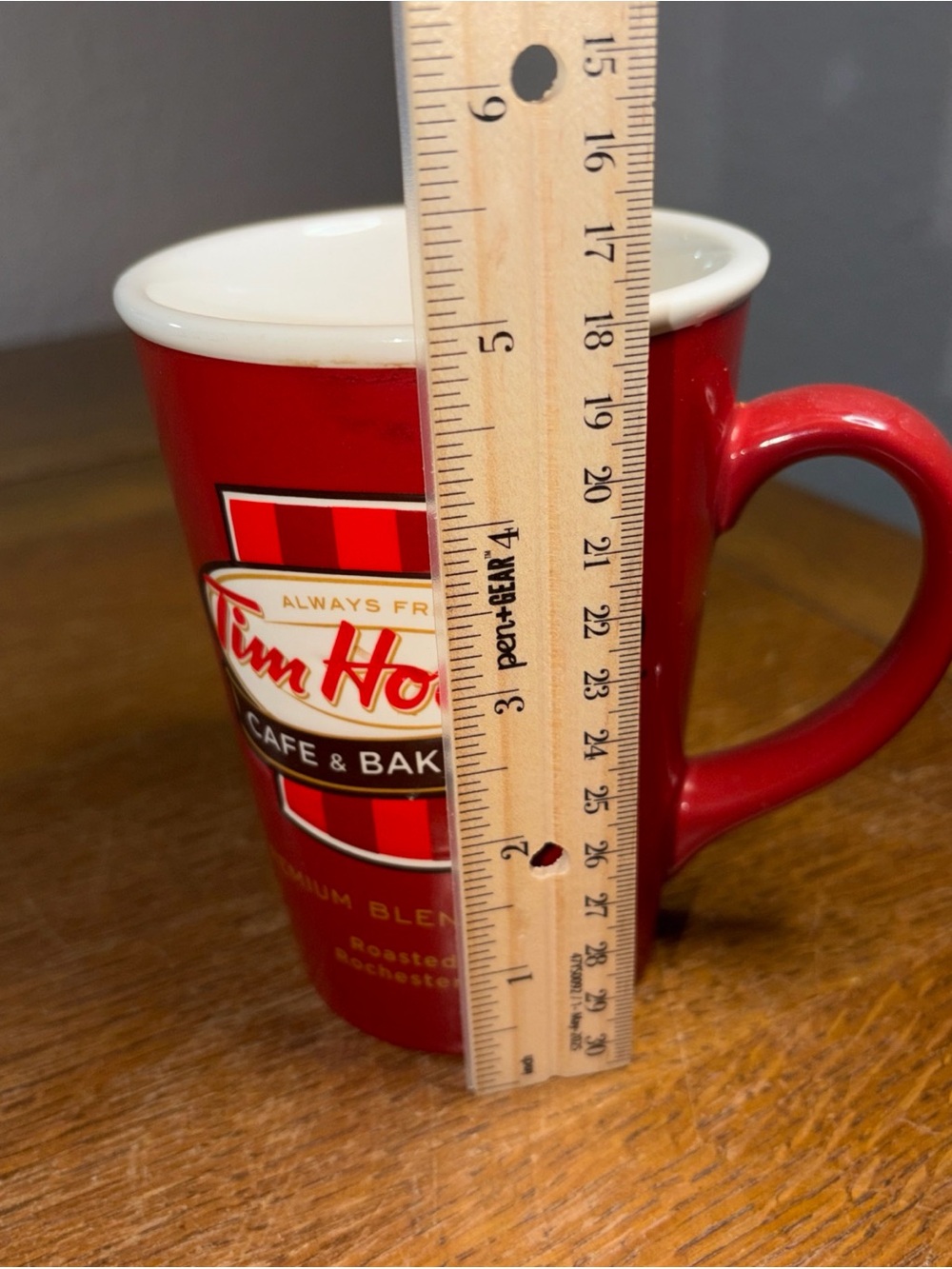 Tim Hortons Red Cafe & Bake Shop Ceramic Coffee Mug - Picture 7 of 8